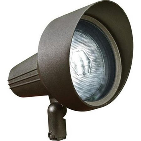 DABMAR LIGHTING Bronze Hooded Lensed Spot Light 18W PAR38 LED COB 120-277V DPR-LED40-HOOD-BZ